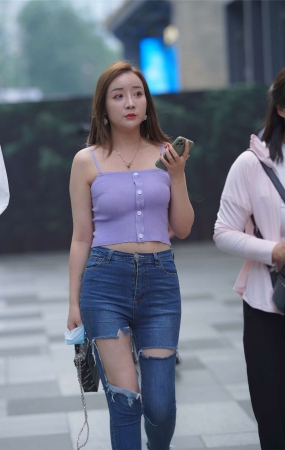 凯恩公爵街拍作品 紧牛美女1
