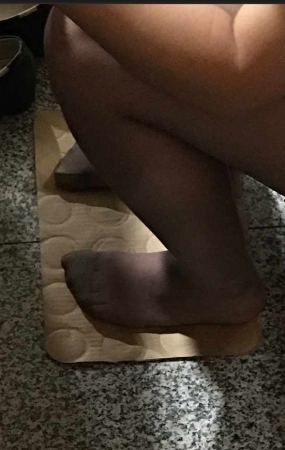 南航地勤-稀缺-第一季-深肉色长筒袜漏脚