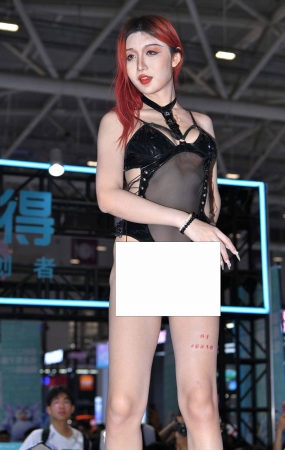 性感车模宫梦儿