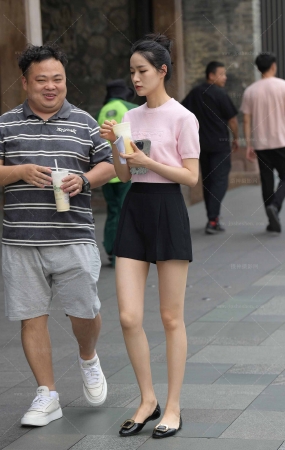 纯欲气质粉色短袖··240614-8-49 15P