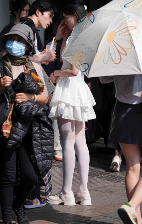 【丝工坊】2024.5.7提花白丝