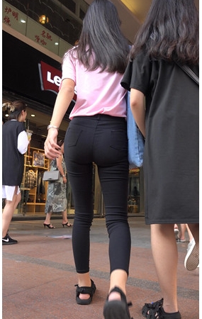黑紧裤