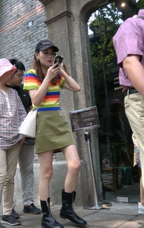 时尚街拍美女