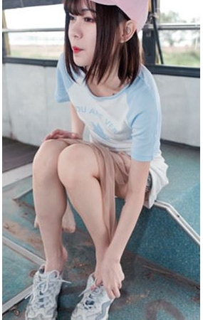 连体裙女孩【套图+视频】