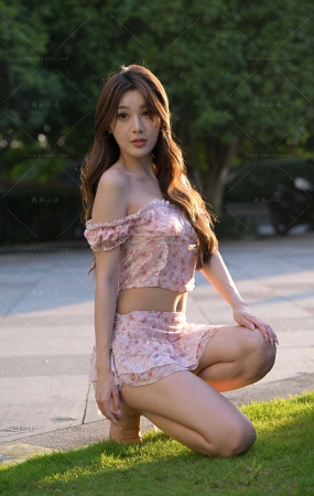 可爱短裙美女