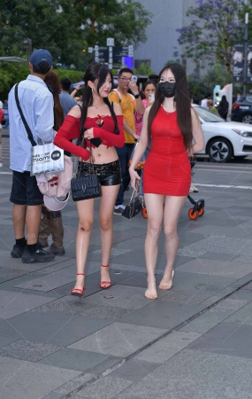 红红火火的美腿两姐妹