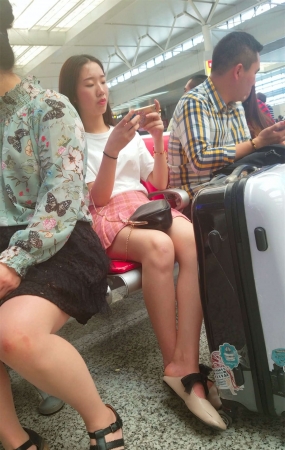 甜美性感的大学美女会计